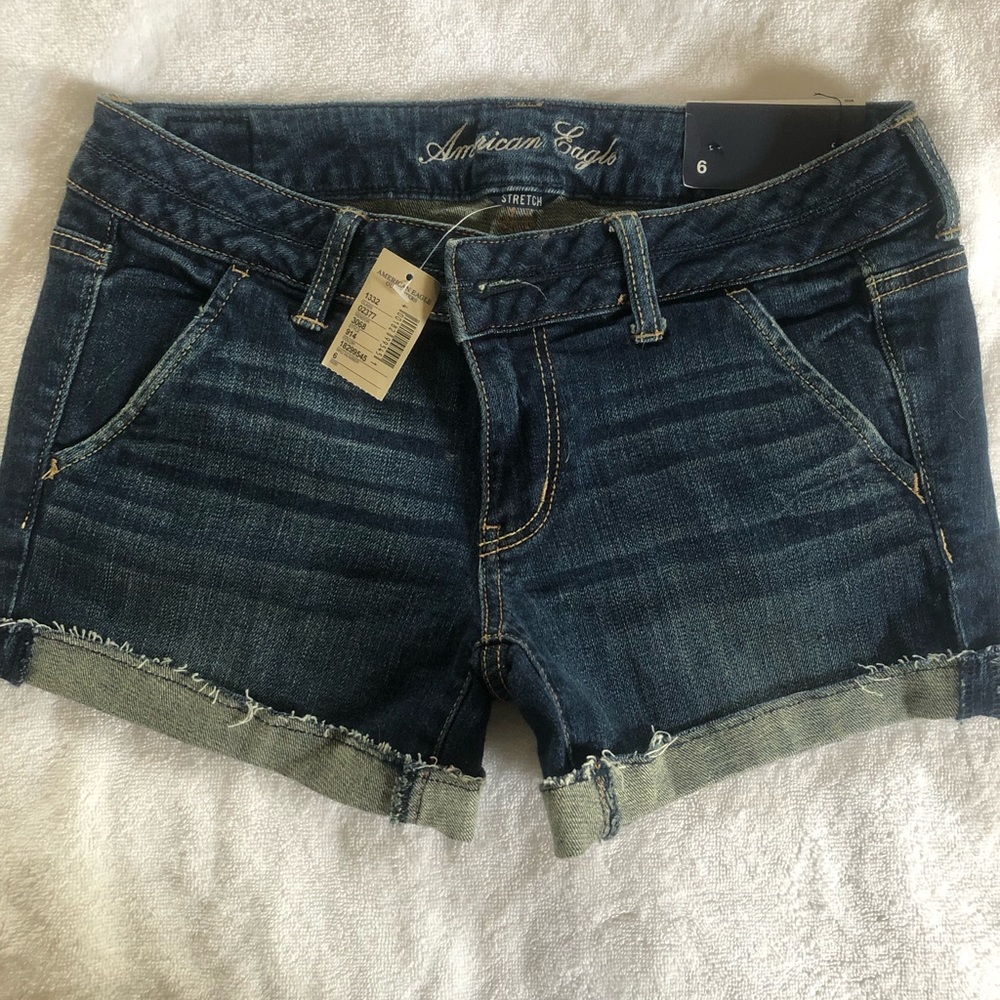 NWT! American Eagle Midi Denim Shorts